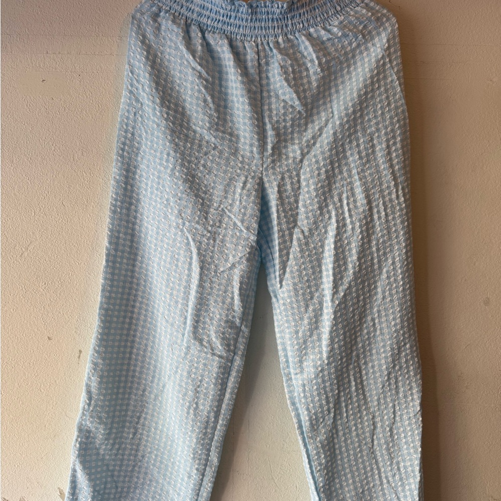 art class Light Blue Off-Shoulder Kids matching set - Picture 3 of 8
